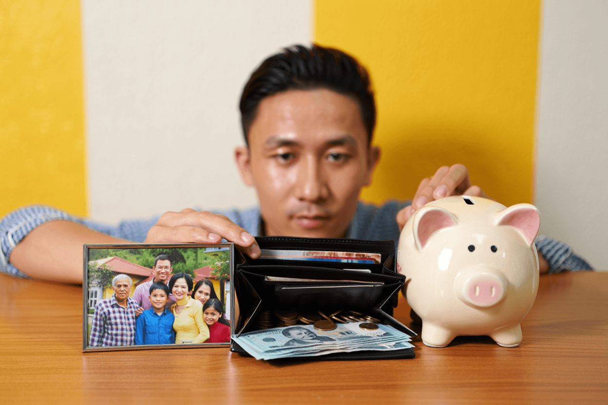 Hành trình tiết kiệm và gửi tiền về gia đình