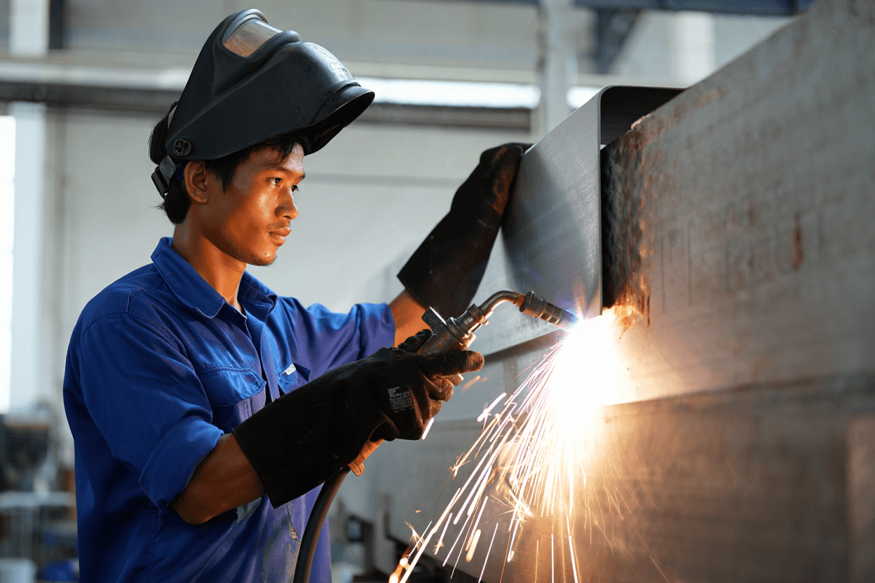 Đơn hàng hàn xì inox Tân Bắc